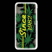 Coque iPhone 5C Since cannabis 1982