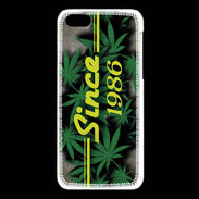 Coque iPhone 5C Since cannabis 1986