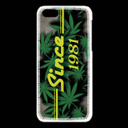 Coque iPhone 5C Since cannabis 1981