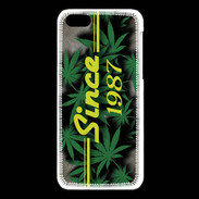 Coque iPhone 5C Since cannabis 1987