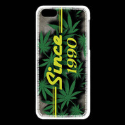 Coque iPhone 5C Since cannabis 1990