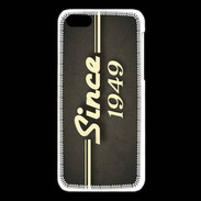 Coque iPhone 5C Since crane gris 1949