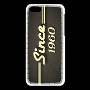 Coque iPhone 5C Since 1960 gris