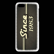 Coque iPhone 5C Since 1983 gris