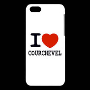 Coque iPhone 5C I love Courchevel