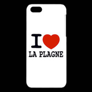 Coque iPhone 5C I love La Plagne