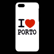Coque iPhone 5C I love Porto