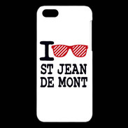 Coque iPhone 5C I love Saint Jean de Mont 2