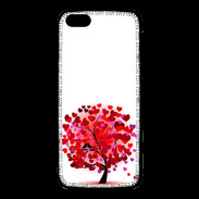 Coque iPhone 5C Arbre coeurs