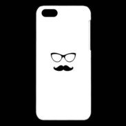 Coque iPhone 5C moustache 4