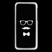 Coque iPhone 5C moustache & noeud 1