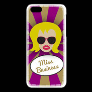 Coque iPhone 5C Miss business Blonde