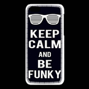 Coque iPhone 5C Keep Calm Funky Noir