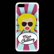 Coque iPhone 5C Miss Clubbing Blonde