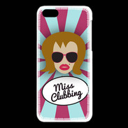 Coque iPhone 5C Miss Clubbing Rousse