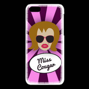 Coque iPhone 5C Miss Cougar Rousse