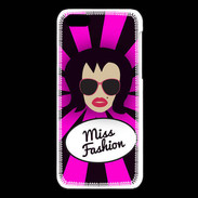 Coque iPhone 5C Miss Fashion Brune