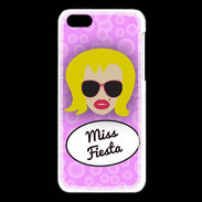 Coque iPhone 5C Miss Fiesta Blonde