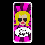Coque iPhone 5C Miss Shopping Blonde