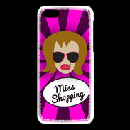 Coque iPhone 5C Miss Shopping Rousse
