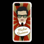 Coque iPhone 5C Mister Business Brun