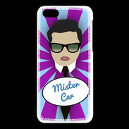 Coque iPhone 5C Mister Car Brun