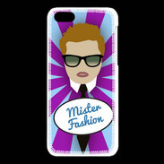 Coque iPhone 5C Mister Fashion Roux