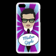 Coque iPhone 5C Mister Gigolo Brun