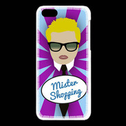 Coque iPhone 5C Mister Shopping Blond