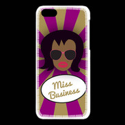 Coque iPhone 5C Miss business Black