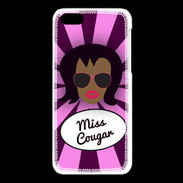 Coque iPhone 5C Miss Cougar Black