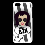 Coque iPhone 5C Miss Bretagne Brune