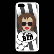 Coque iPhone 5C Miss Bretagne Chatain