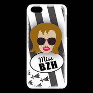 Coque iPhone 5C Miss Bretagne Rousse