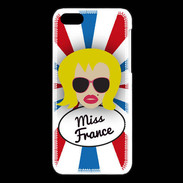 Coque iPhone 5C Miss France Blonde