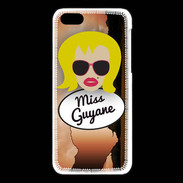 Coque iPhone 5C Miss Guyane Blonde