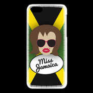 Coque iPhone 5C Miss Jamaica Chatain