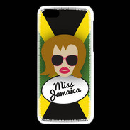 Coque iPhone 5C Miss Jamaica Rousse