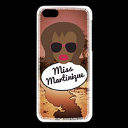 Coque iPhone 5C Miss Martinique Black