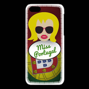 Coque iPhone 5C Miss Portugal Blonde