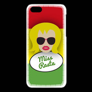 Coque iPhone 5C Miss Rasta Blonde