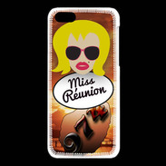 Coque iPhone 5C Miss Réunion Blonde