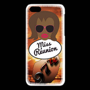 Coque iPhone 5C Miss Réunion Black