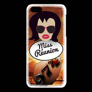 Coque iPhone 5C Miss Réunion Brune