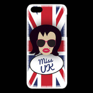 Coque iPhone 5C Miss UK Brune