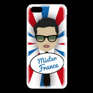 Coque iPhone 5C Mister France Brun