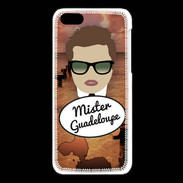 Coque iPhone 5C Mister Guadeloupe Chatain