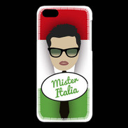 Coque iPhone 5C Mister Italie Brun