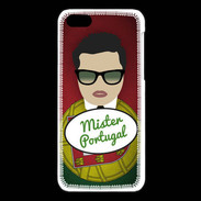 Coque iPhone 5C Mister Portugal Brun