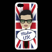 Coque iPhone 5C Mister UK Brun